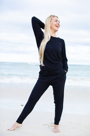 Lehua Simple Wave Joggers