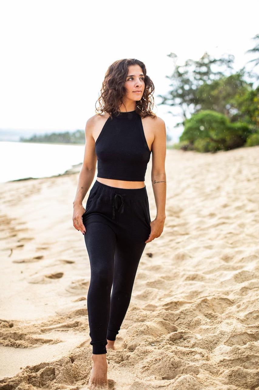 Lehua Simple Wave Joggers