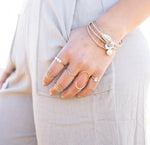 Dainty Chevron Ring