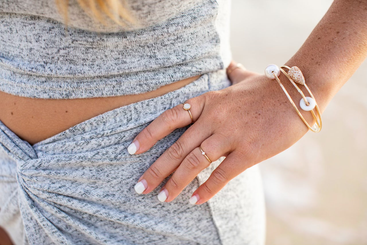 Mother of Pearl 6mm ring