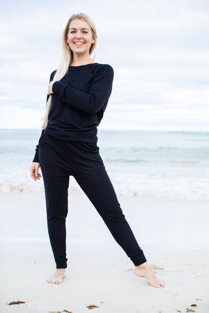 Lehua Simple Wave Joggers