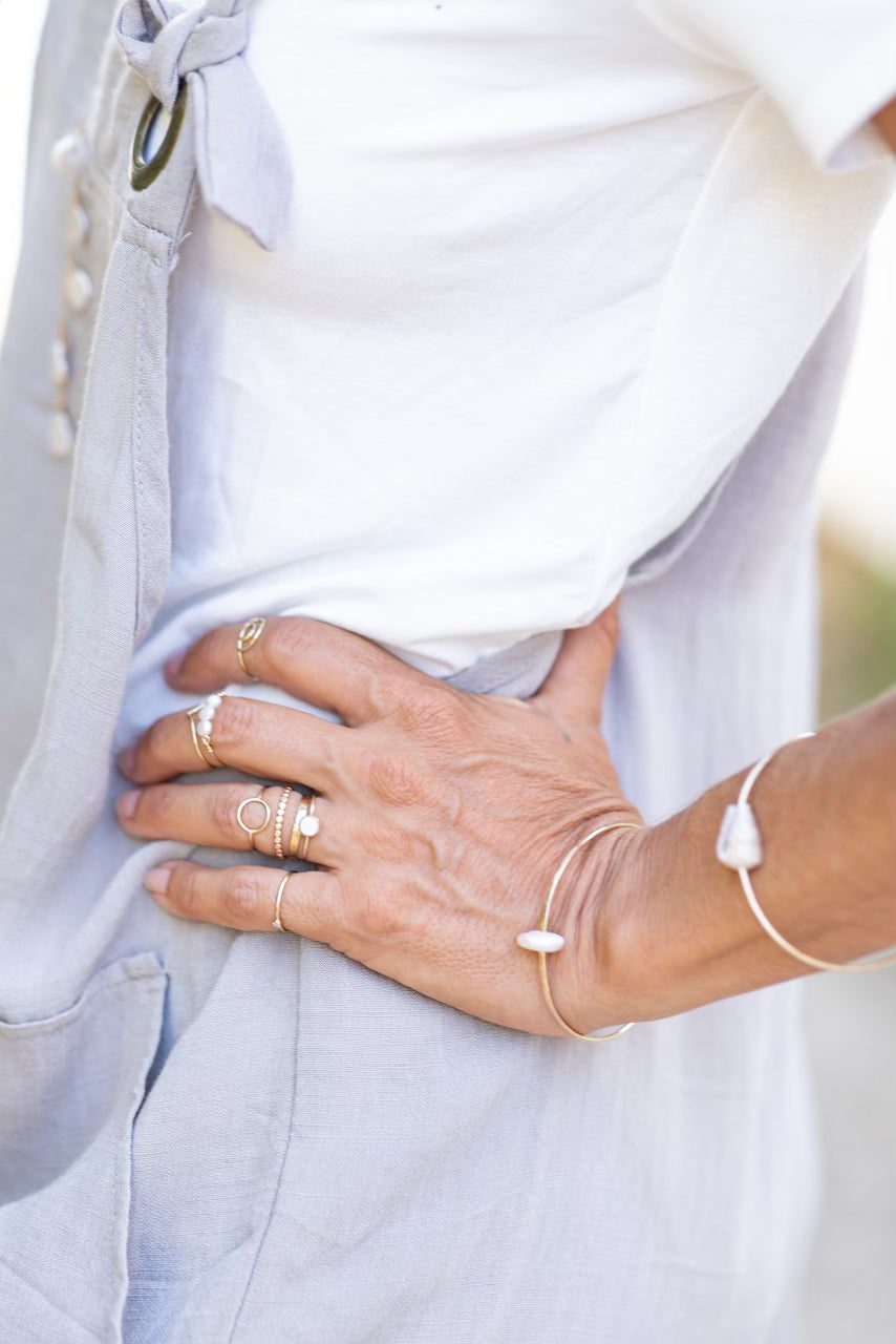 Mother of Pearl 6mm ring